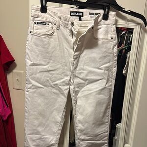 DKNY Crisp White Denim Pants